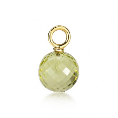Juno Ear Pendant ~ Yellow Gold & Lemon Shimmer