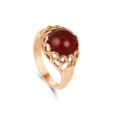 Protea Ring ~ Carnelian
