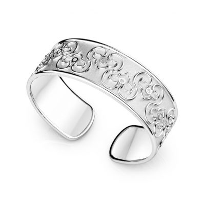 Diana Cuff ~ White Gold
