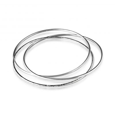 The Moirai Bangle | Sterling Silver