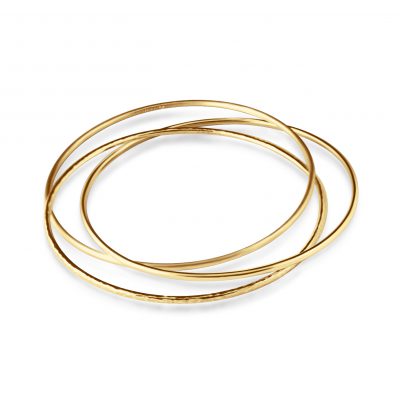 The Moirai Bangles | Yellow Gold