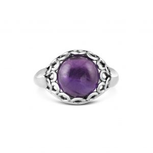 KATA Jewellery - Protea Ring ~ Amethyst