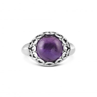 KATA Jewellery - Protea Ring ~ Amethyst