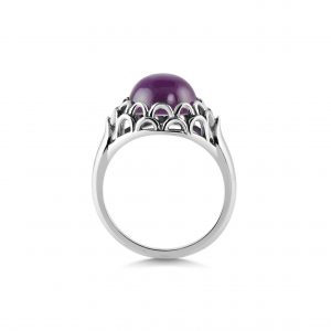 KATA Jewellery - Protea Ring ~ Amethyst
