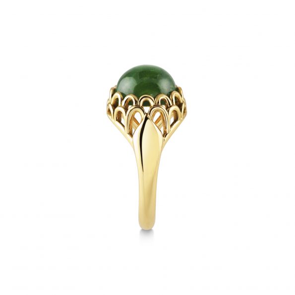 KATA Jewellery - Protea Ring ~ Green Tourmaline