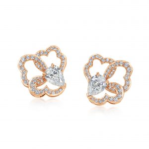 Ostara Earrings ~ Diamond Rose Gold
