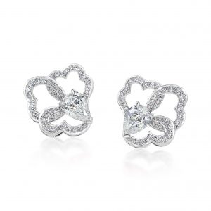Ostara Earrings ~ Diamond White Gold or Platinum