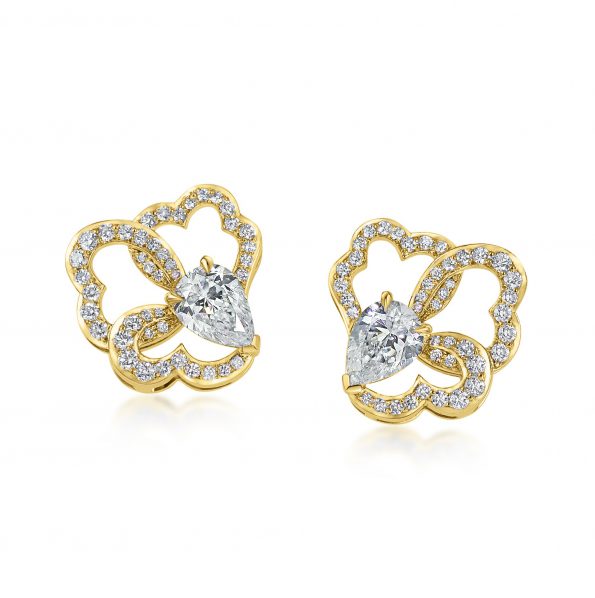 Ostara Earrings ~ Diamond