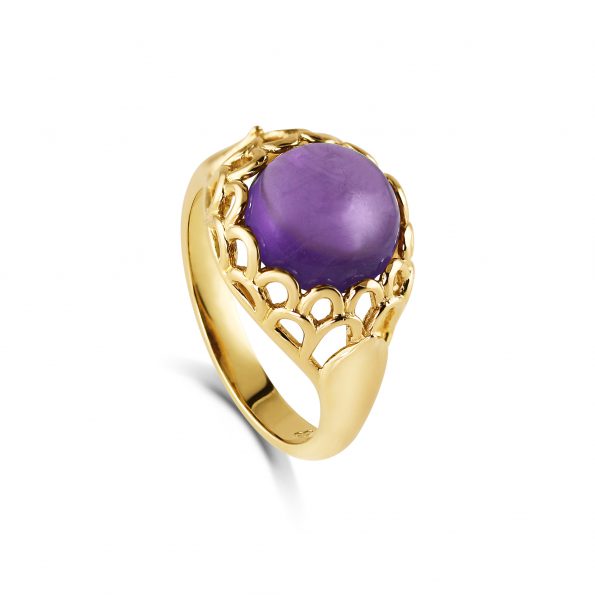 Protea Ring ~ Amethyst - Image 5