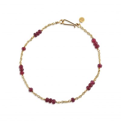Beaded Bracelet - Ruby