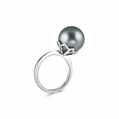 Padma Ring ~ Tahitian Pearl
