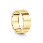 8mm Flat Wedding Band (1) ~ Yellow Gold 8mm Flat Wedding Band (1) ~ Yellow Gold