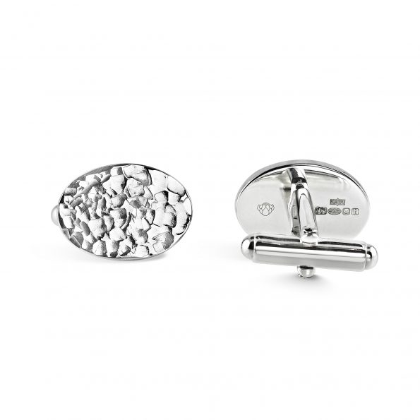 KATA Jewellery - INDRA Cufflinks (Thunder) with swivel back fittings (2)