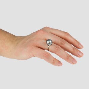 Padma Ring White Gold Pearl