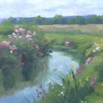 summer-flowers-hannah-buchanan-oil-painting.jpg Summer Flowers, original plein air oil painting by Hannah Buchanan inspired by the Kent countryside in summer, available at KATA Tunbridge Wells