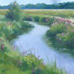 steam-train-hannah-buchanan-oil-painting.jpg Steam Train, original plein air oil painting by Hannah Buchanan depicting movement and atmosphere in the Kent countryside, available at KATA Tunbridge Wells