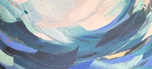 Where the Waters Clear by Caroline Martin, full framed artwork
