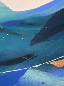 Frame detail of Where the Waters Clear by Caroline Martin