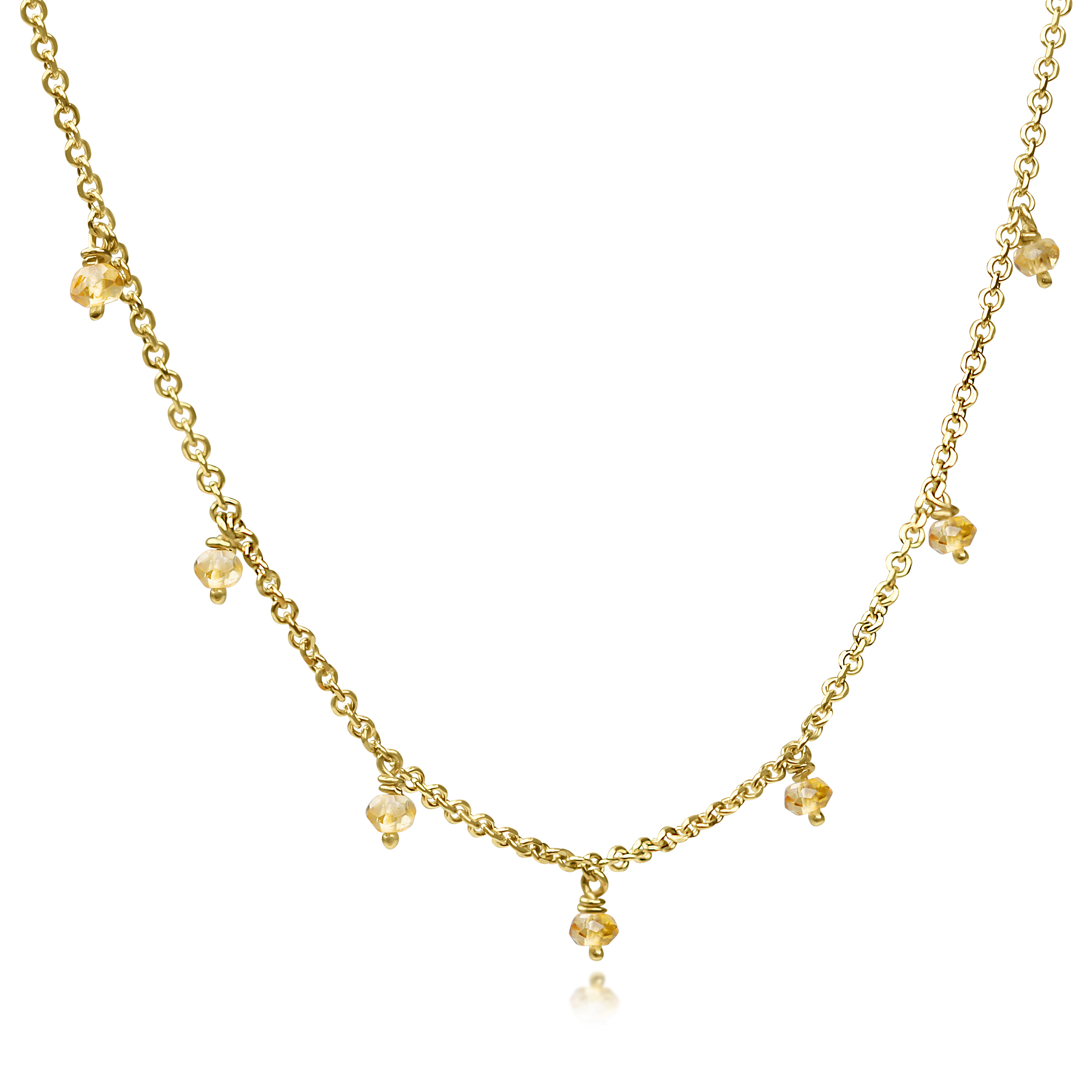 Citrine Bead Necklace - Image 2